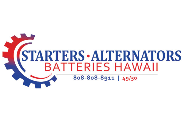 image of logo created for starters alternators and batteries hawaii